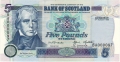 Bank Of Scotland 5 Pound Notes 5 Pounds,  5. 8.1998